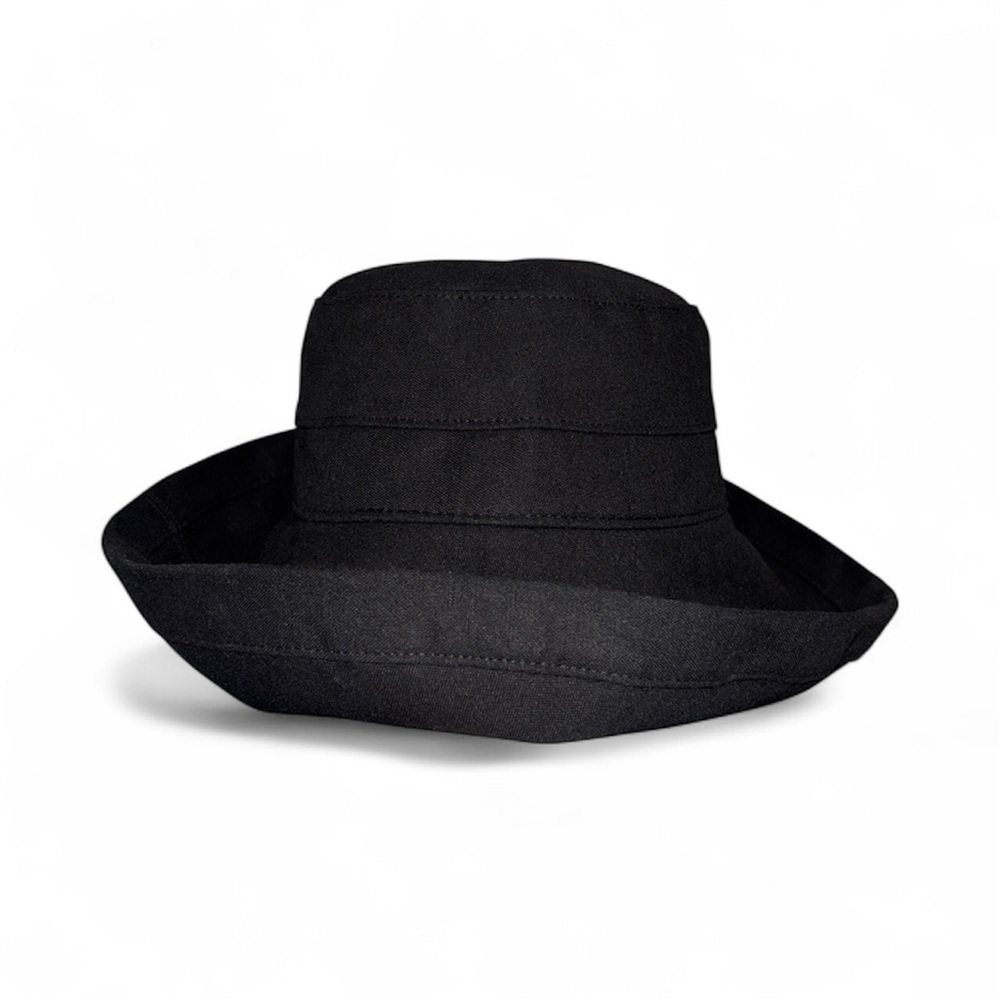 NWOT Cacuss Black Sun Hat - One Size